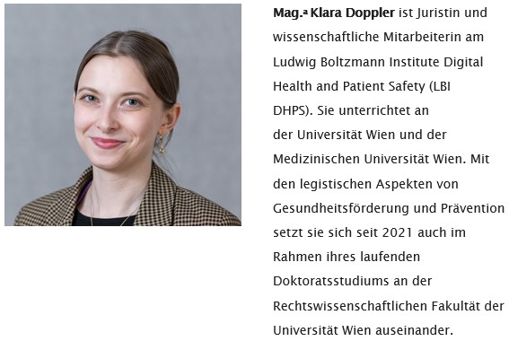 Nachhaltige Verankerung von Gesundheitsförderung in Österreich - Beitrag der Legistik | eine Studie von Klara Doppler