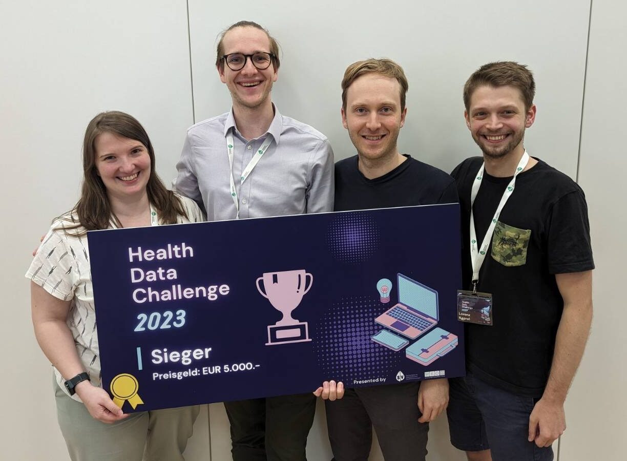 Health Data Challenge 2023 | 1. Platz für das Team “Oachkatzlschwoaf“ unserer Arbeitsgruppe Daten